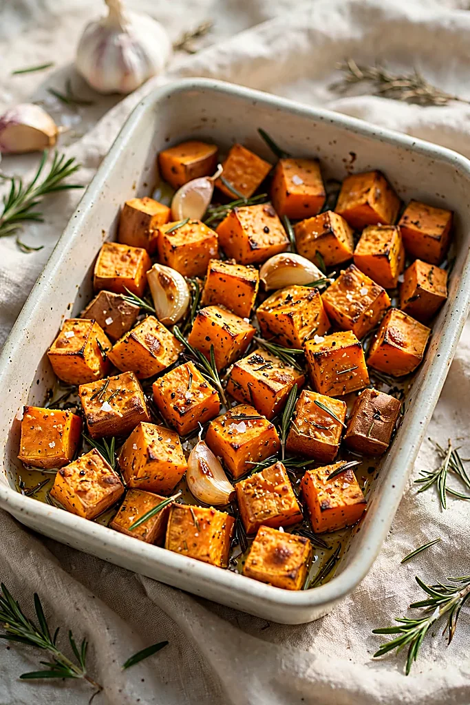 garlic-herb-sweet-potatoes