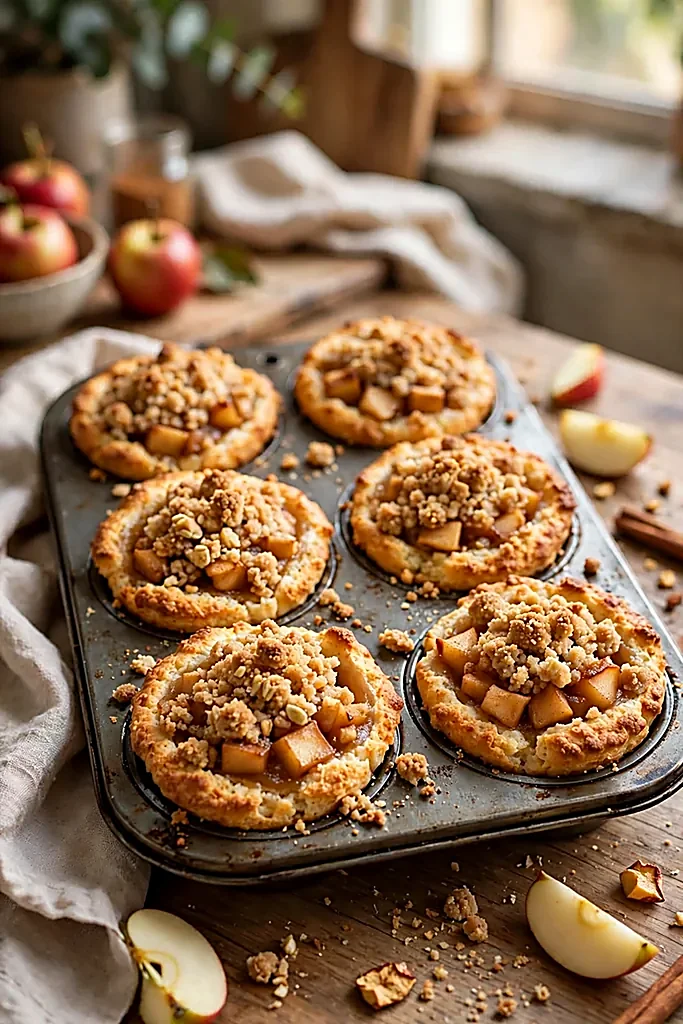 apple-pie-biscuit-cups-with-crumble-topping