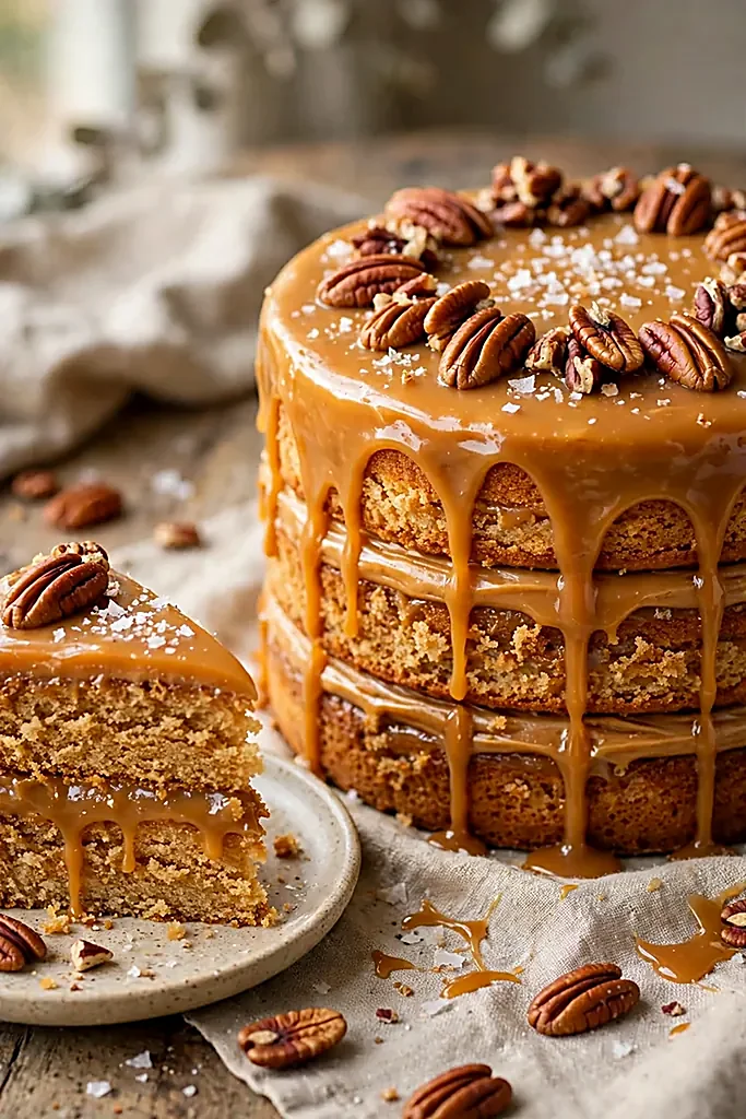 salted-caramel-pecan-pie-cake