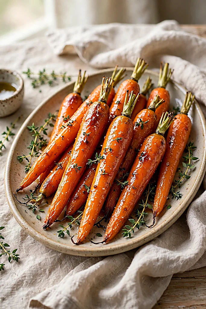 maple-thyme-roasted-carrots