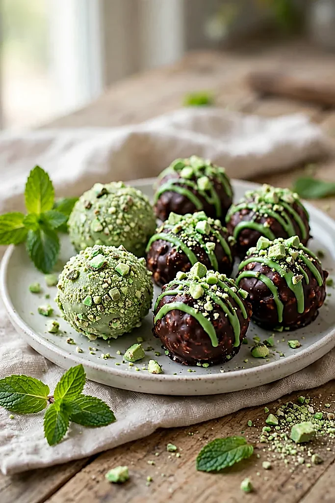 mint-chocolate-crunch-balls