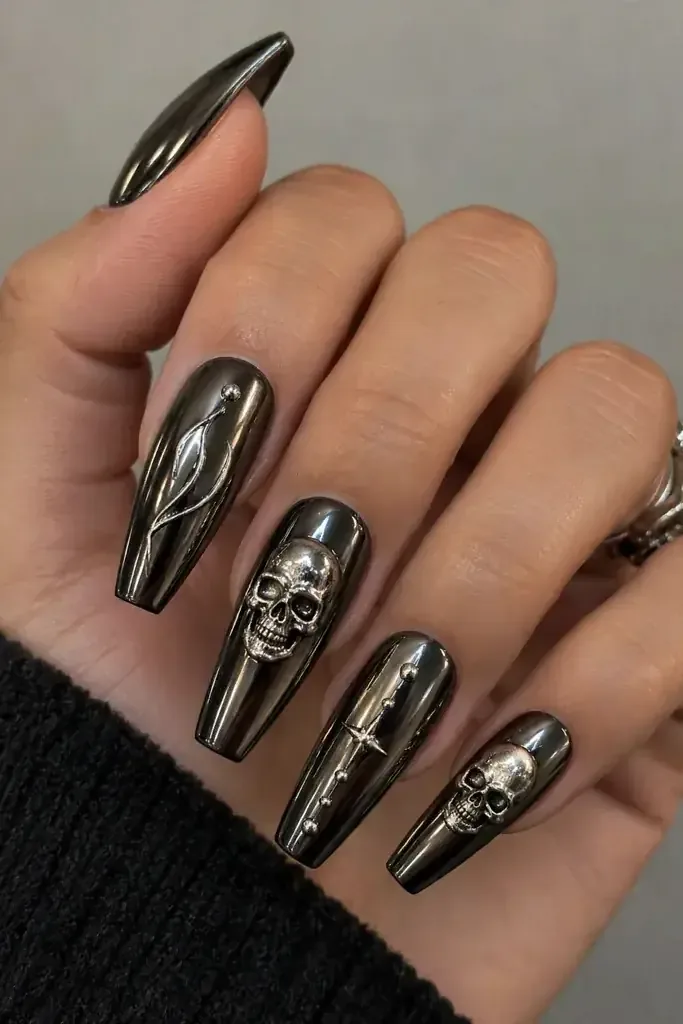 gunmetal-chrome-skull-glamour