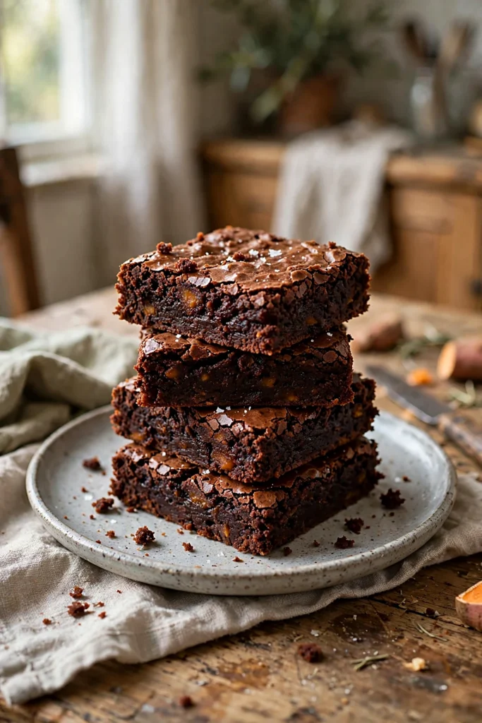 Chocolate Sweet Potato Brownies