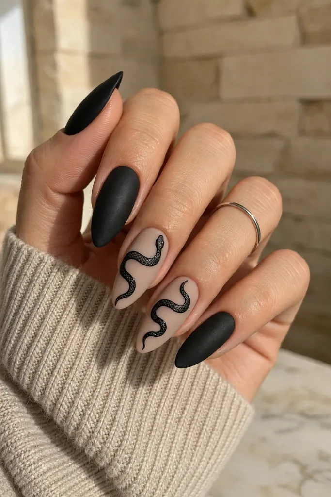 -minimal-black-serpents-on-nude