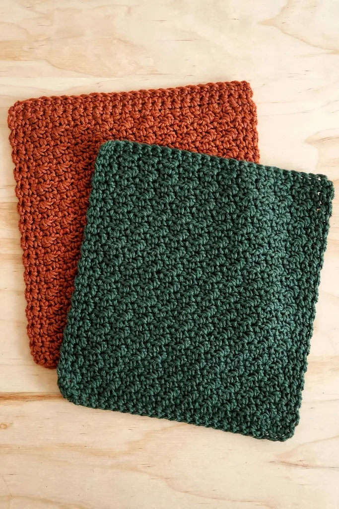 -a-washcloth-pair-to-gift-single-and-double-crochet-together