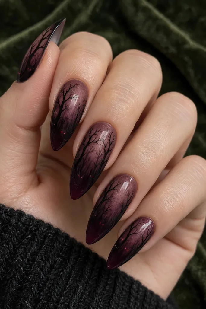 foggy-haunted-forest-nails