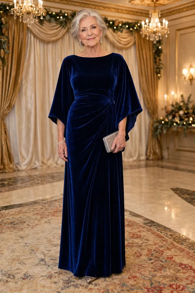 -a-deep-sapphire-evening-dress-with-kimono-sleeves