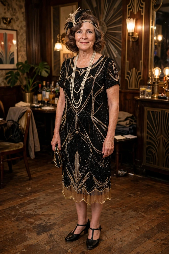 6. The Art Deco Flapper