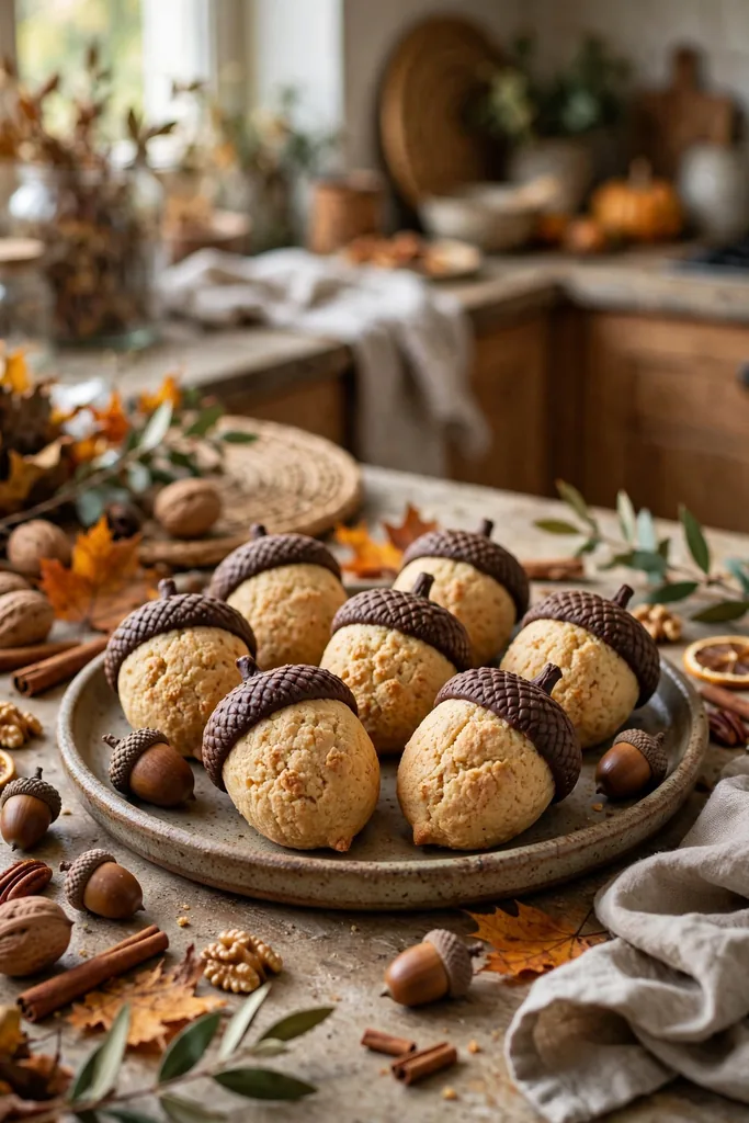 acorn shaped cookies acorn-shaped-cookies-1